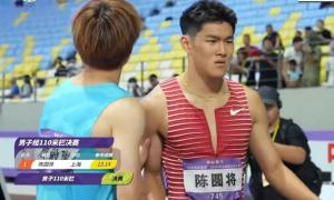 陈圆将夺男子110米栏冠军